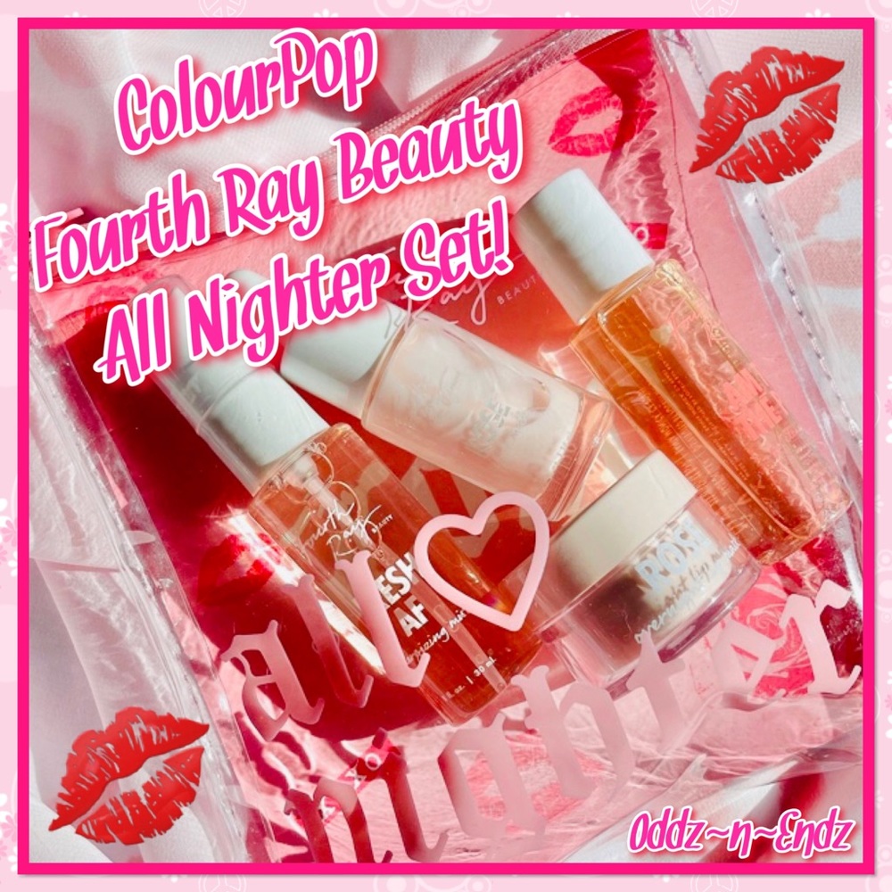 FINAL PRICE MARKDOWN!/ColourPop/Fourth Ray Beauty’s All Nighter Mini-Kit